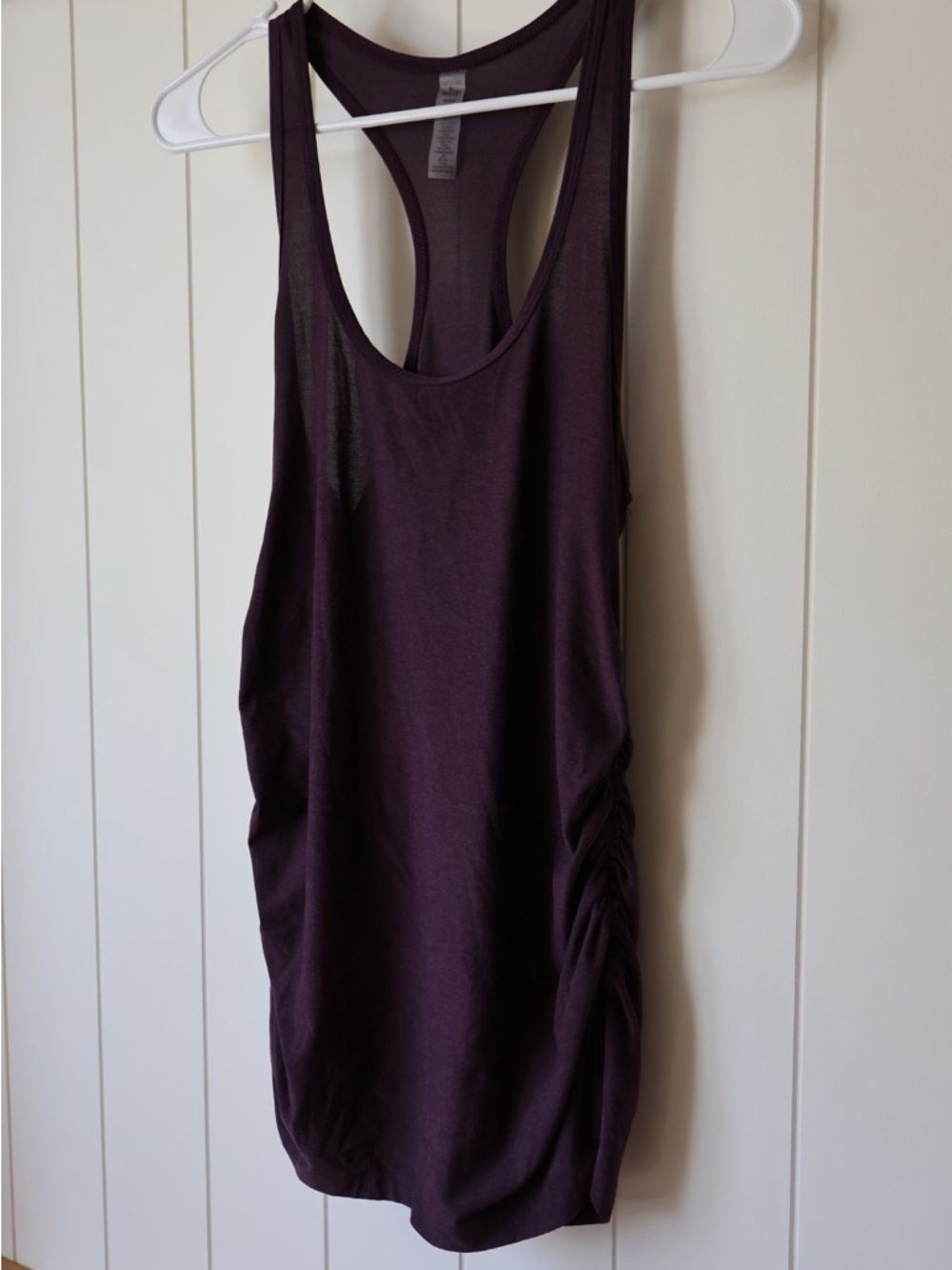 Beyond the Bump Plum Racerback Maternity Tank - Picture 2 of 5